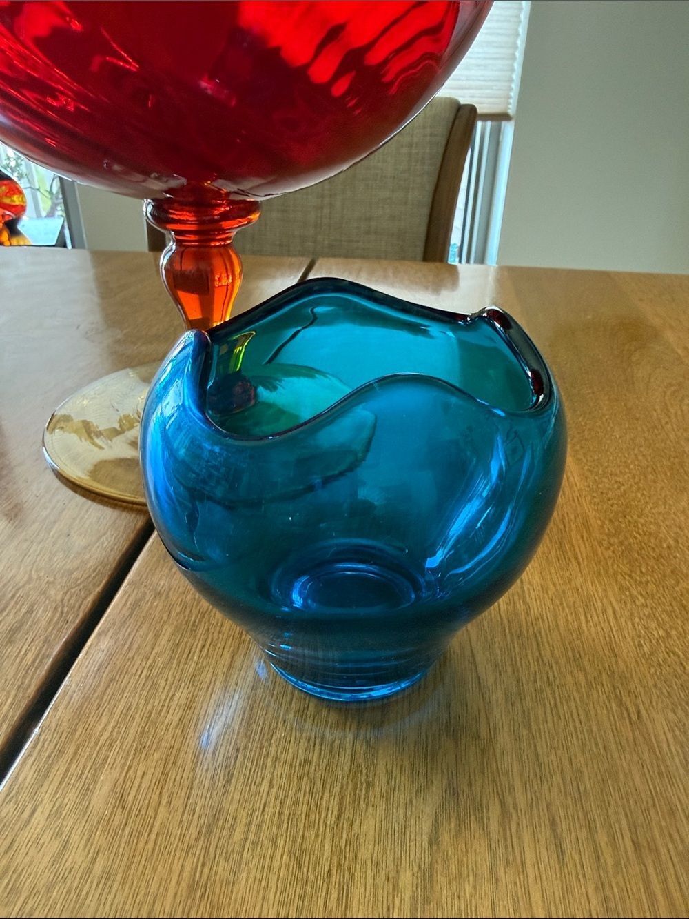 Viking Glass “Bluenique” vase